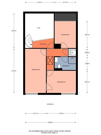 Floorplan - Vivaldiweg 40, 3752 HB Bunschoten-Spakenburg